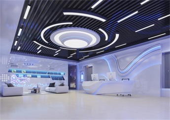 杭州科技辦公展廳設計效果圖