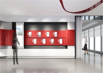 科研大廈新時代文化展廳設計效果圖